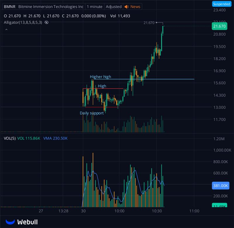 small cap $BMNR