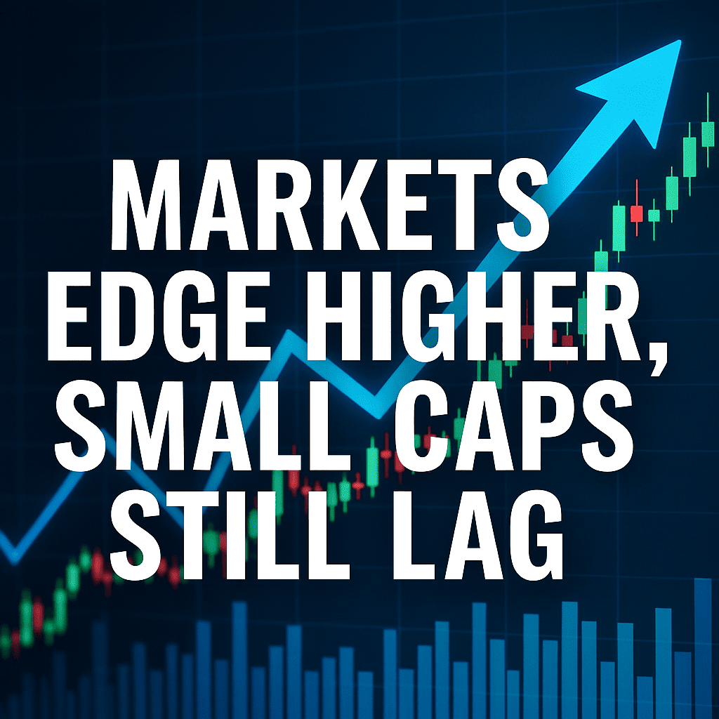 Markets Edge Higher Small Caps Still Lag