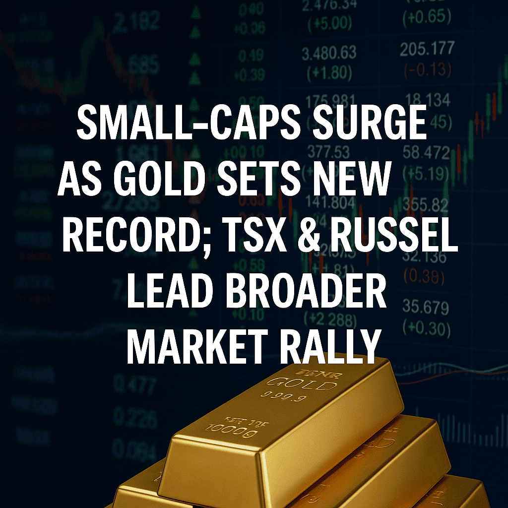 In a strong showing Tuesday, North American markets held near all-time highs, with small-cap stocks emerging as one of the most notable stories.