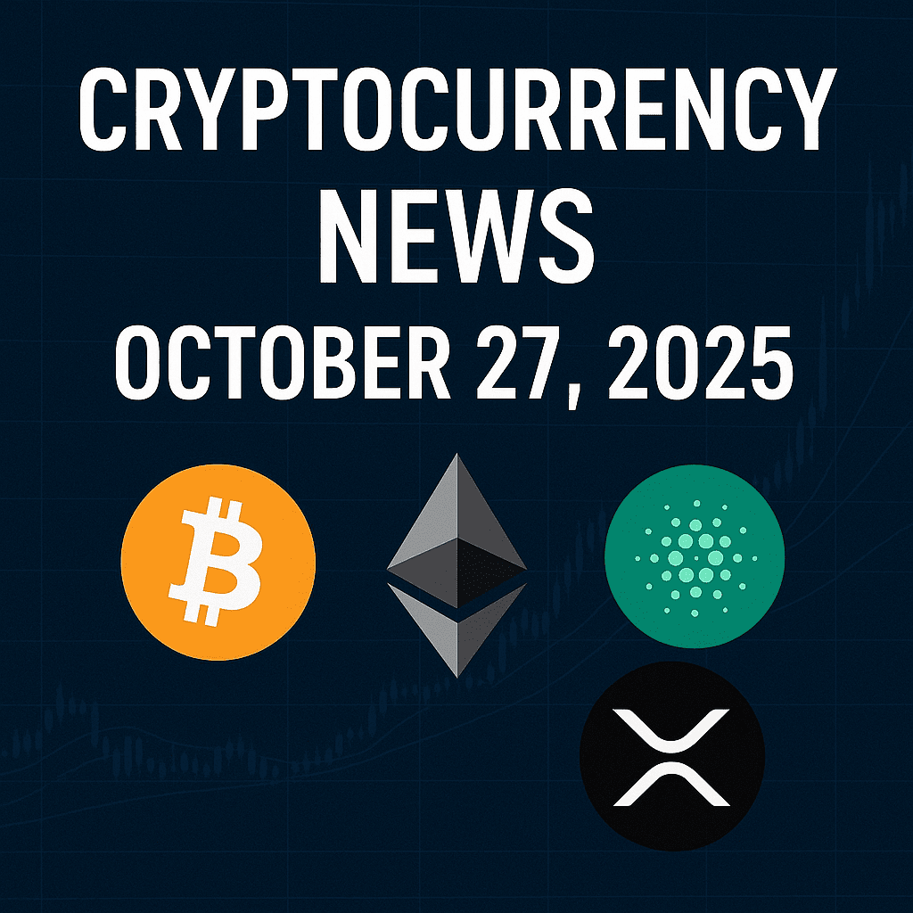 Crypto Market Surges Amid Global Updates – Daily Roundup (October 27, 2025)