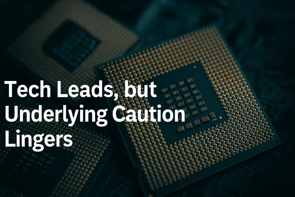 Tech Leads, but underlying caution lingers